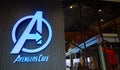 The front of Avengers cafe at The Marvel Experience.